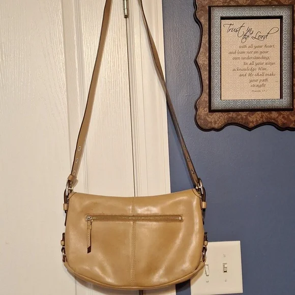 COACH VINTAGE LEGACY TAN SHOULDER CROSSBODY BAG C1069-F15170 - Picture 3 of 16